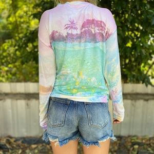 Summer fun beach sweater .